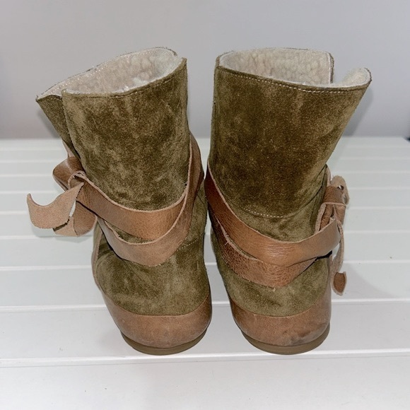 Isabel Marant Nygel Shearling Ankle Boots - Picture 6 of 12